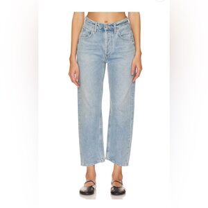 Citizens Of Humanity Dahlia Bow Leg Baby Roll Jeans in Ribbon